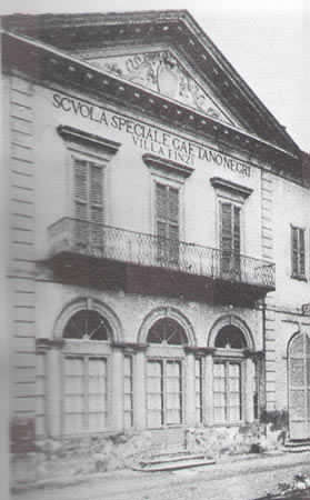 Scuola Speciale Gaetano Negri. Villa Finzi
